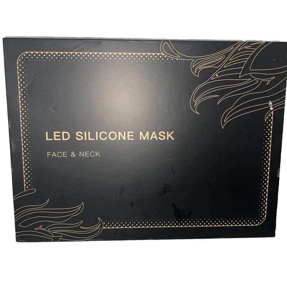 (33Lovsheme LED Face Mask Light Therapy, Enhance Red Light Therapy Mask for Face
